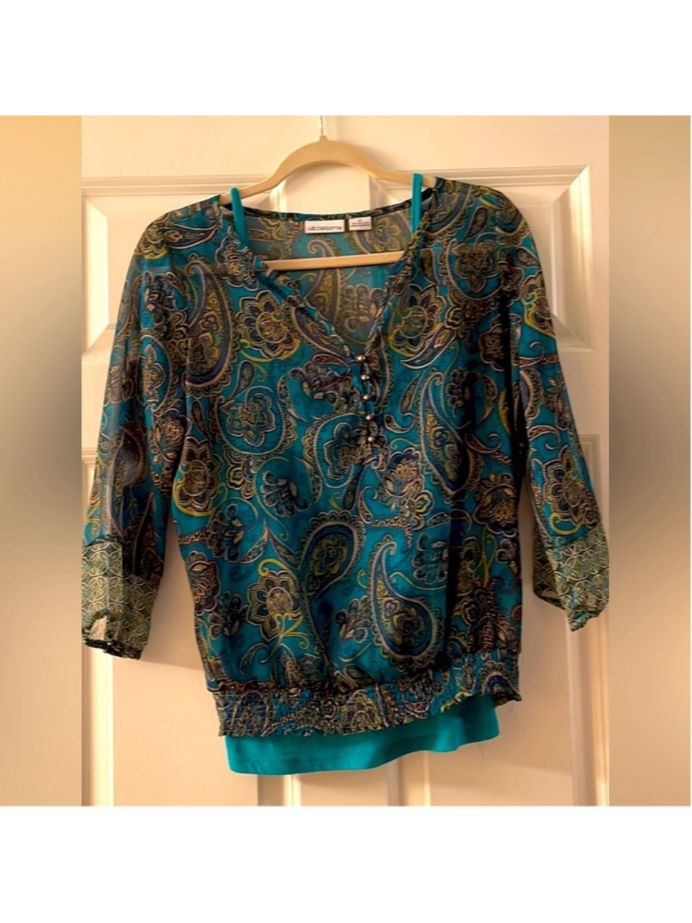 Liz Claiborne Women's Blouse, Size Small EUC